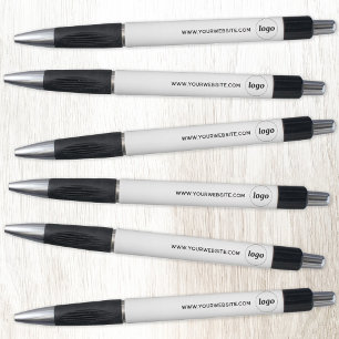 Eenvoudig logo met website promotionele zakelijke  pen