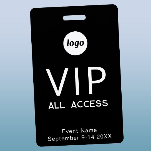 Eenvoudig Logo Minimalistisch VIP-Event Badge
