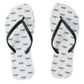 Eenvoudig Logo Patroon Zakelijke Promotie Teenslippers (Voetbed)
