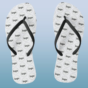 Eenvoudig Logo Patroon Zakelijke Promotie Teenslippers