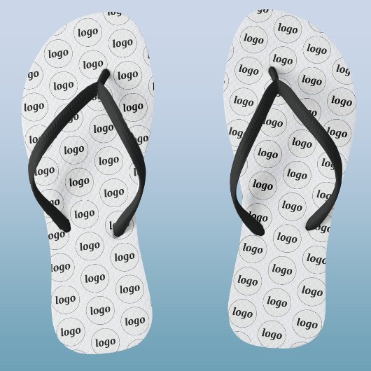 Eenvoudig Logo Patroon Zakelijke Promotie Teenslippers