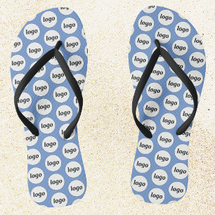 Eenvoudig Logo Patroon Zakelijke Promotie Teenslippers