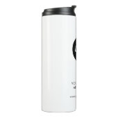 Eenvoudig Logo Professioneel Bedrijf Thermosbeker (Gedraaid links)