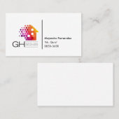 Eenvoudig Logo-Visitekaartje Visitekaartje (Voorkant / Achterkant)