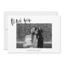 Eenvoudig logo voor bedankt creditcard