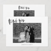 Eenvoudig logo voor bedankt creditcard (Voorkant / Achterkant)