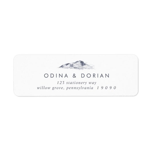 Eenvoudig logo voor retournering etiket (Voorkant)