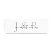 Eenvoudig logo voor retournering etiket (Voorkant)