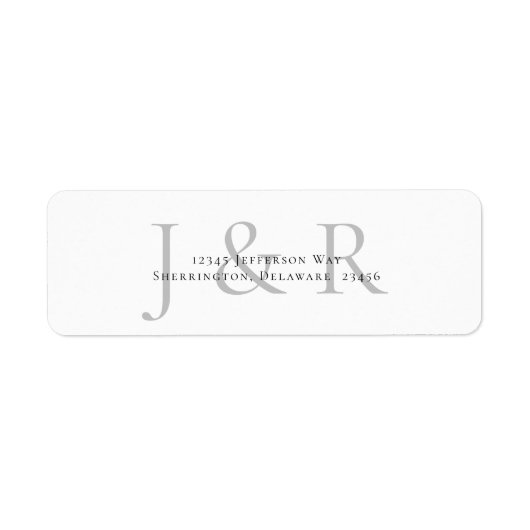 Eenvoudig logo voor retournering etiket (Voorkant)