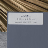 Eenvoudig logo voor retournering etiket