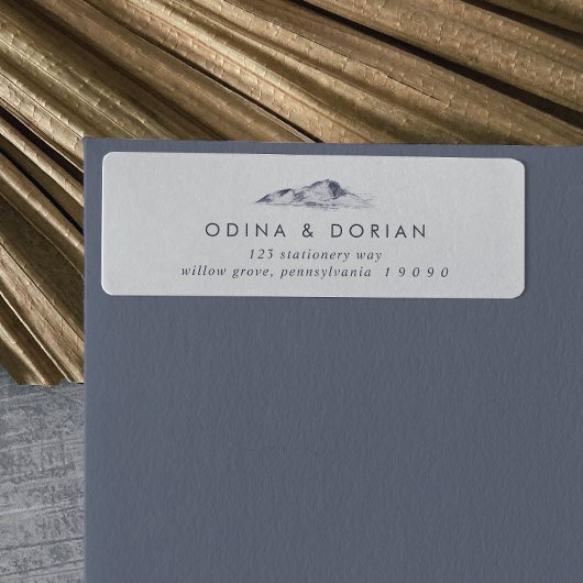 Eenvoudig logo voor retournering etiket