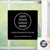 Eenvoudig logo zakelijk bedrijf professioneel raamsticker (Huis)