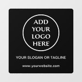 Eenvoudig Logo Zakelijk Bedrijfs Professioneel Raamsticker (Vel)