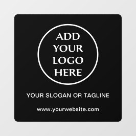 Eenvoudig Logo Zakelijk Bedrijfs Professioneel Raamsticker