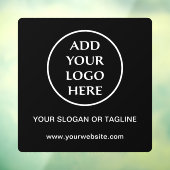 Eenvoudig Logo Zakelijk Bedrijfs Professioneel Raamsticker (Vel 3)