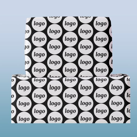 Eenvoudig Logo Zakelijk Patroon Cadeaupapier