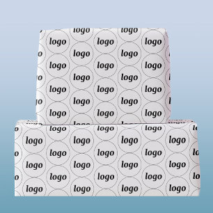 Eenvoudig logo zakelijk patroon inpakpapier