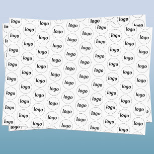 Eenvoudig Logo Zakelijk Patroon Tissuepapier