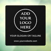 Eenvoudig logo zakelijke bedrijfs professionele on raamsticker (Vel 3)