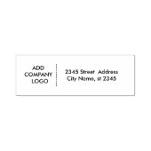 Eenvoudig logo  zelfinktende stempel (Design)