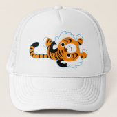Eenvoudig lopend Cartoon tijger Pet (Voorkant)