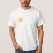 Eenvoudig lopend tijger T-shirt, artistiek schrijv T-shirt (Voorkant)