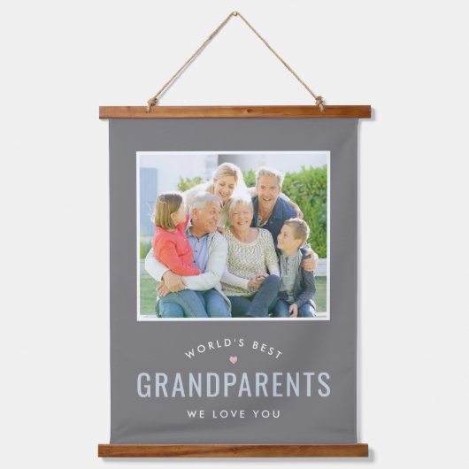 Eenvoudig Losse, persoonlijke cadeaufotowandtapes Hangend Wandkleed (Voorkant)