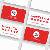 Eenvoudig Loyalty Business Logo Rood