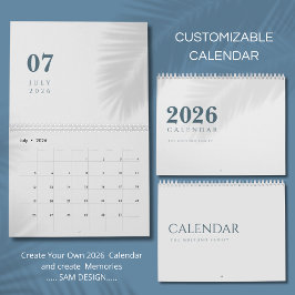 Eenvoudig Luxe Design Kalender