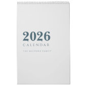 Eenvoudig Luxe Ontwerp Kalender (Hoes)