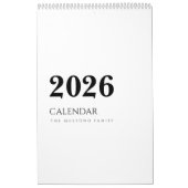 Eenvoudig Luxe Ontwerp Kalender (Hoes)