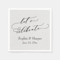Eenvoudig Luxe Script Lettertype Laten we Vieren G