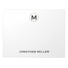 Eenvoudig Luxmonogram 11 x 8,5