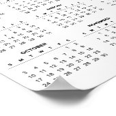 Eenvoudig maar elegant Agenda 2021 | POSTER (Hoek)