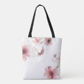 Eenvoudig maar Elegant Cherry Blossom | Canvas tas (Achterkant)