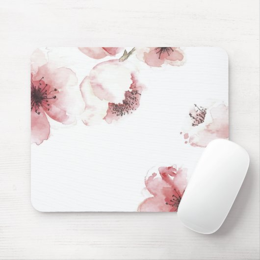 Eenvoudig maar Elegant Cherry Blossom | Mousepad Muismat (Met muis)