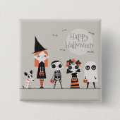 Eenvoudig maar elegant Halloween | Button (Voorkant)