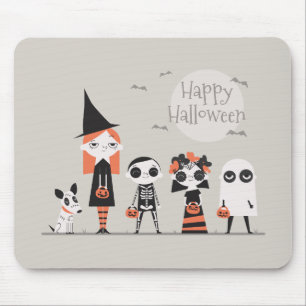 Eenvoudig maar Elegant Halloween   Mousepad Muismat
