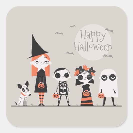 Eenvoudig maar Elegant Halloween | STICKER (Voorkant)