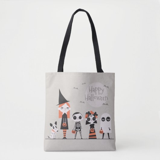 Eenvoudig maar elegant Halloween | Tote bag (Voorkant)
