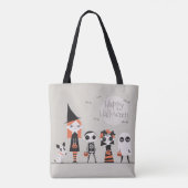 Eenvoudig maar elegant Halloween | Tote bag (Achterkant)