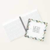 Eenvoudig maar elegant kerstgeschreepboek notitieboek (Binnen)