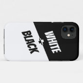 Eenvoudig maar elegant zwart en wit! Hoesje-Mate i Case-Mate iPhone Case (Achterkant (horizontaal))