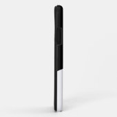 Eenvoudig maar elegant zwart en wit! Hoesje-Mate i Case-Mate iPhone Case (Achterkant/rechts)