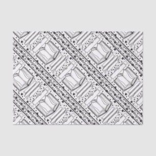 Eenvoudig, maar krachtig boek zonder naadloos patr tissuepapier