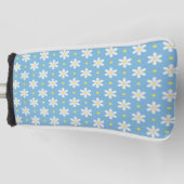 Eenvoudig madeliefjes bloempatroon golfheadcover (Voorkant)