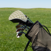 Eenvoudig Madeliefjes Bloempatroon Golfheadcover (Insitu)