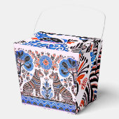 eenvoudig Madhubani-schilderij Bedankdoosjes (Voorkant)