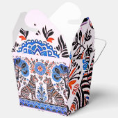 eenvoudig Madhubani-schilderij Bedankdoosjes (Open)