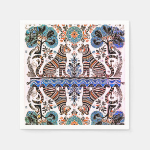 eenvoudig Madhubani-schilderij Servet